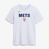 Men's Nike White New York Mets Bold Team Name T-Shirt