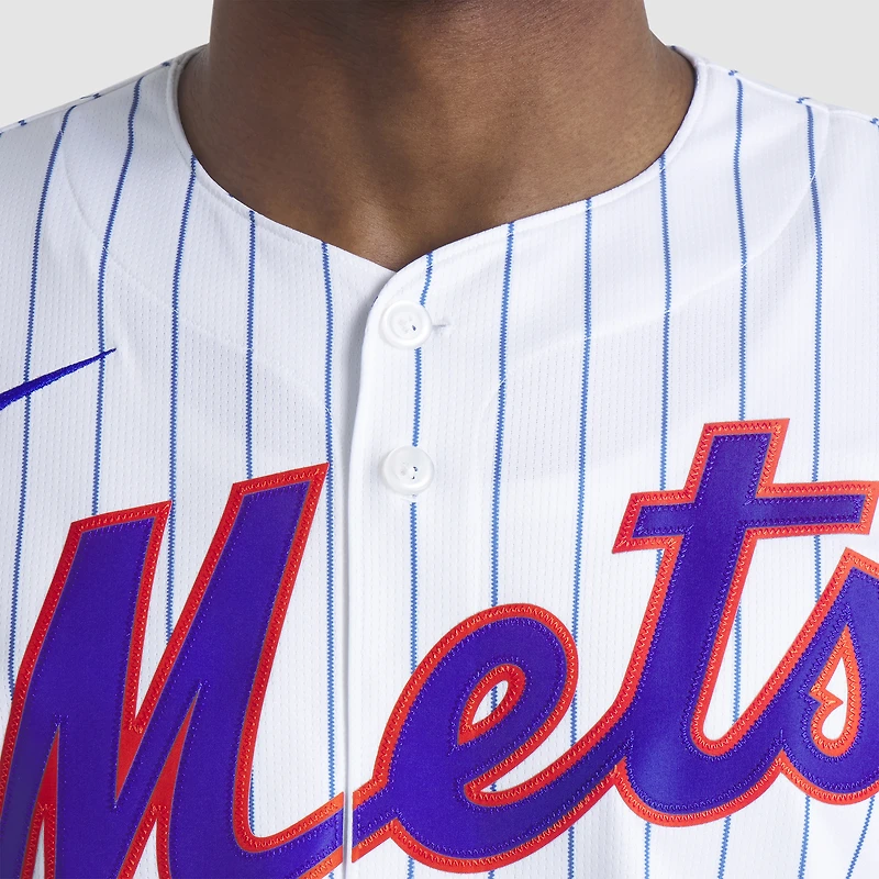 Men's Nike White New York Mets Home Elite Jersey