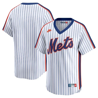 Maillot Nike blanc New York Mets Throwback Cooperstown Collection Limited pour homme