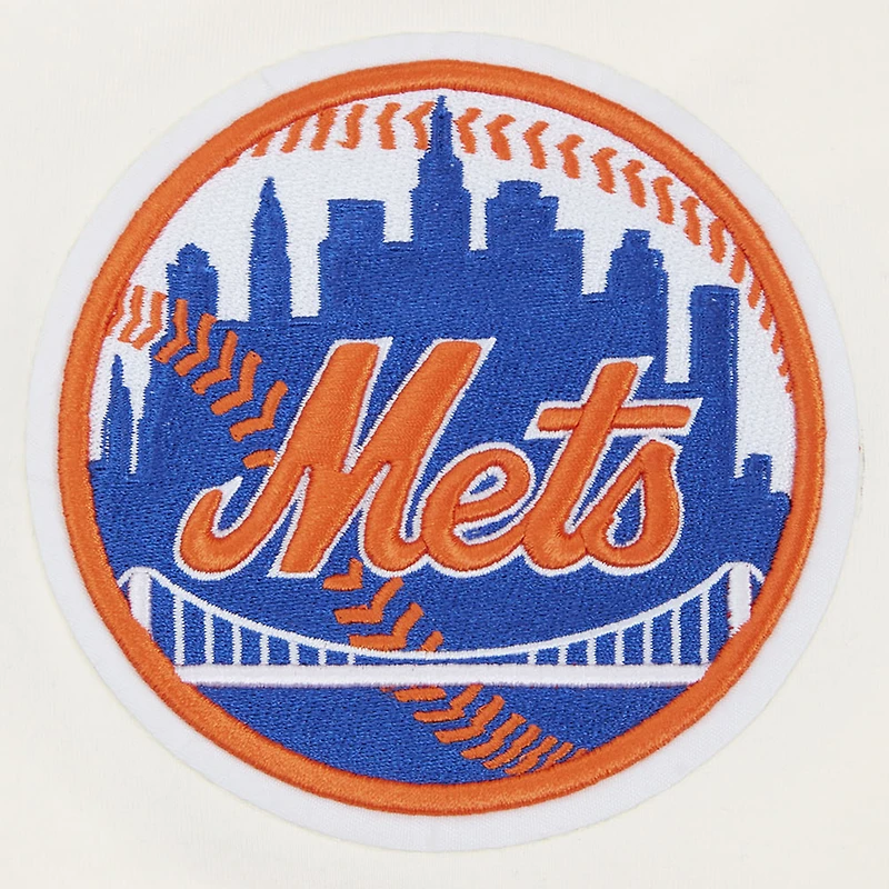 Men's Pro Standard Cream New York Mets Club Member Badge T-Shirt