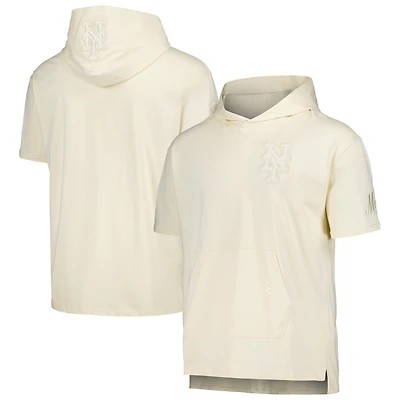 T-shirt à capuche neutre Pro Standard pour hommes, crème, New York Mets