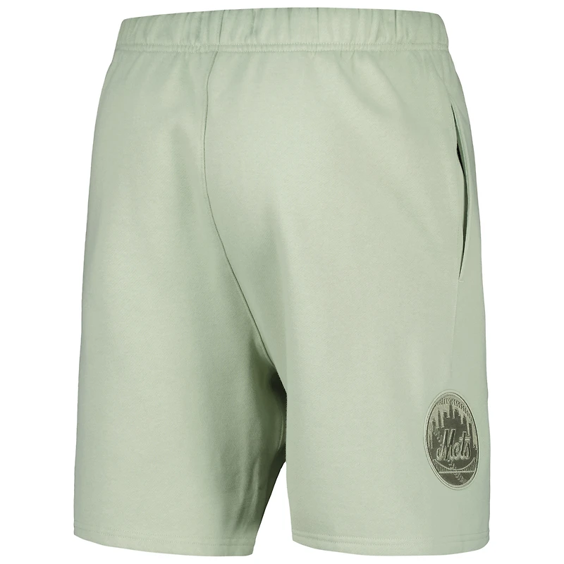 Men's Pro Standard Light Green New York Mets Neutral Fleece Shorts