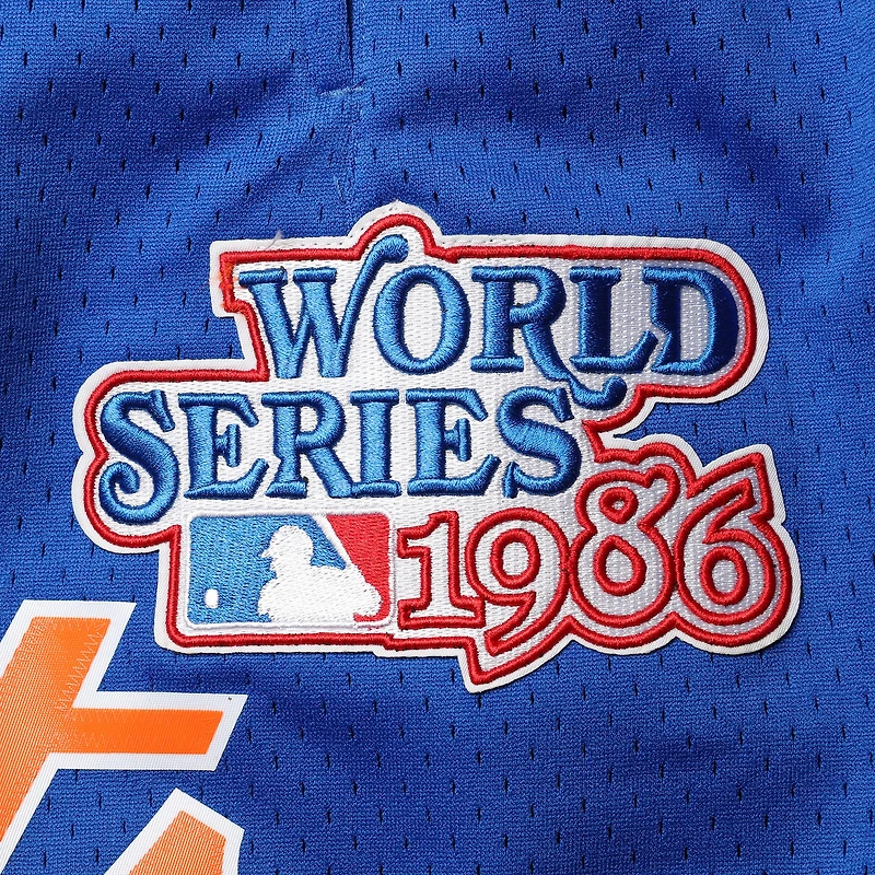 Pro Standard Short en maille pour homme Royal New York Mets 1986 World Series