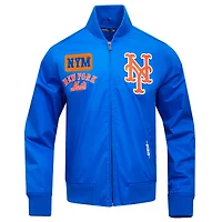 Veste entièrement zippée en sergé Pro Standard Royal New York Mets Area Code pour hommes