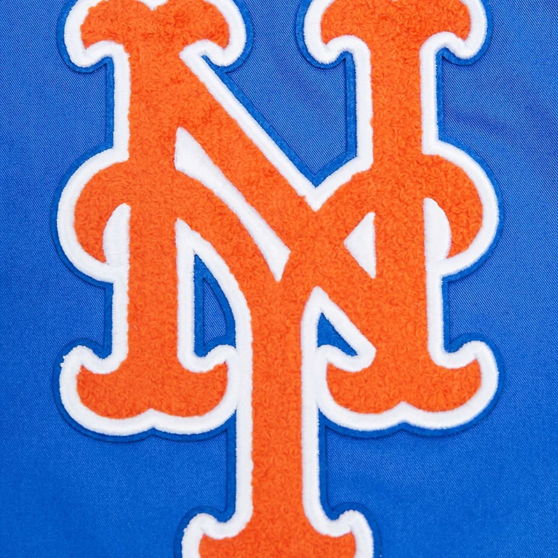 Veste entièrement zippée en sergé Pro Standard Royal New York Mets Area Code pour hommes