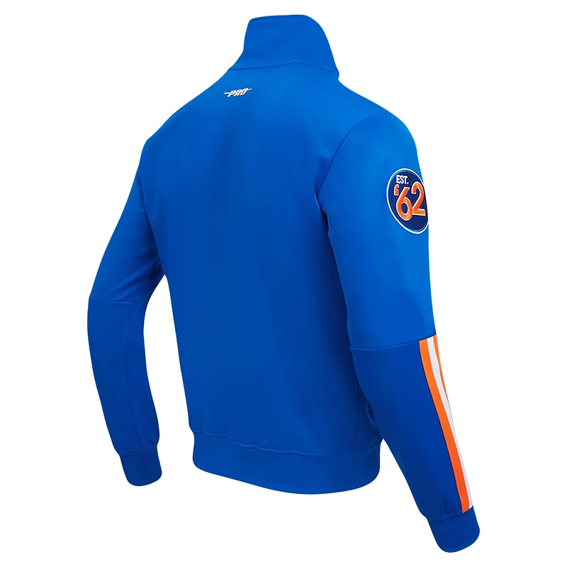 Men's Pro Standard Royal New York Mets Fast Lane Full-Zip Track Jacket
