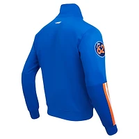 Men's Pro Standard Royal New York Mets Fast Lane Full-Zip Track Jacket