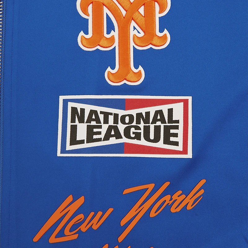 Men's Pro Standard Royal New York Mets Fast Lane Full-Zip Track Jacket