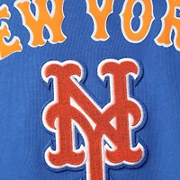 Men's Pro Standard Royal New York Mets Stacked Logo Pullover Sweatshirt