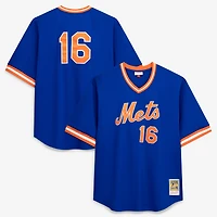 Men's Profile Dwight Gooden Royal New York Mets Big & Tall Cooperstown Collection Mesh Batting Practice Jersey