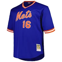 Men's Profile Dwight Gooden Royal New York Mets Big & Tall Cooperstown Collection Mesh Batting Practice Jersey