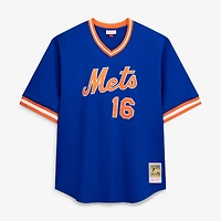Profil pour homme Dwight Gooden Royal New York Mets Big & Tall Cooperstown Collection Maillot d'entraînement au bâton en maille