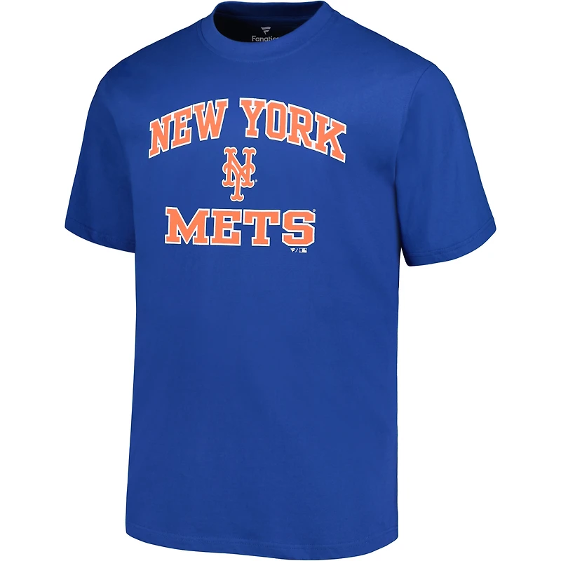 Profil Royal New York Mets Big & Tall Heart Soul T-shirt pour homme