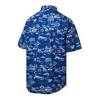 Chemise boutonnée Reyn Spooner bleue New York Mets Kekai pour hommes