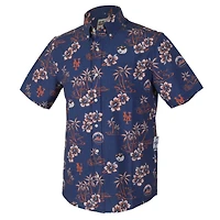 Chemise boutonnée Reyn Spooner Royal New York Mets Grandes Tailles Kekai Performance Tri-Blend pour homme