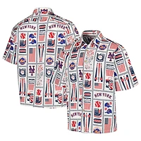Chemise boutonnée Reyn Spooner pour homme, blanche