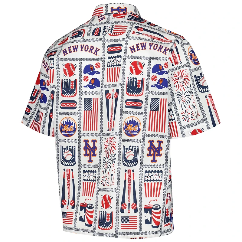 Chemise boutonnée Reyn Spooner pour homme, blanche