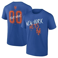 Men's Royal New York Mets  Hustle Personalized Name & Number T-Shirt