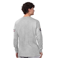 Men's Starter  Heather Gray/Royal New York Mets Two-Pack Long Sleeve & Short T-Shirt Set