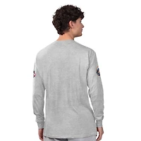 Men's Starter  Heather Gray/Royal New York Mets Two-Pack Long Sleeve & Short T-Shirt Set