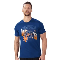Men's Starter x MSX by Michael Strahan Royal New York Mets Performance Team Graphic T-Shirt