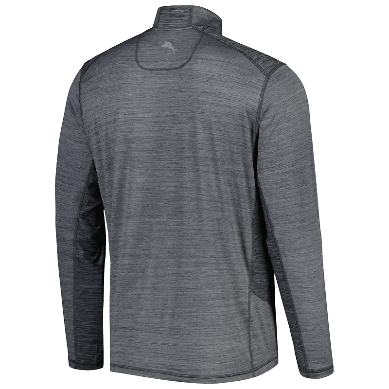 Men's Tommy Bahama Gray New York Mets Delray IslandZone Half-Zip Top