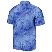 Tommy Bahama Royal New York Mets Coast Luminescent Fronds IslandZone Chemise de camp boutonnée