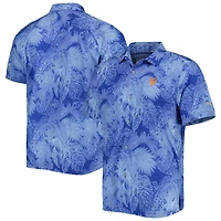 Tommy Bahama Royal New York Mets Coast Luminescent Fronds IslandZone Chemise de camp boutonnée