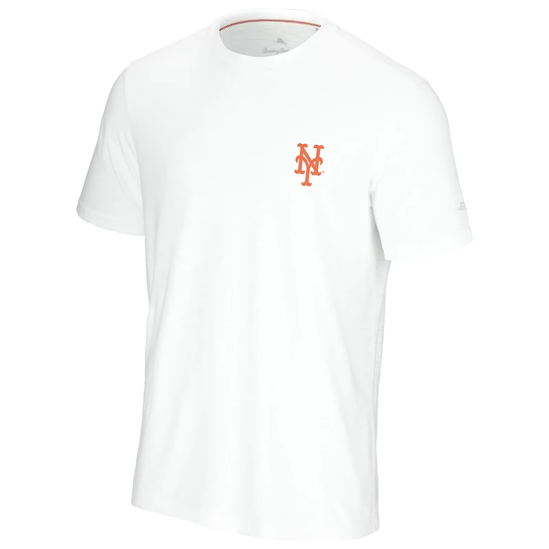 T-shirt Tommy Bahama blanc pour homme, motif balle de baseball des Mets New York