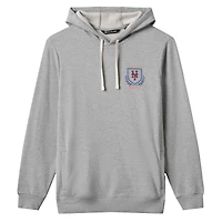 Sweat à capuche en polaire gris New York Mets pour homme, modèle Travis Mathew