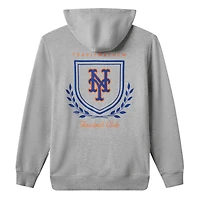 Men's TravisMathew  Gray New York Mets Fleece Stadium Hoodie