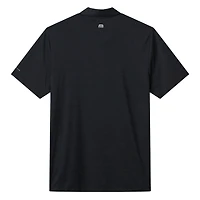 Men's TravisMathew  Heather Black New York Mets Game Day Tri-Blend Polo