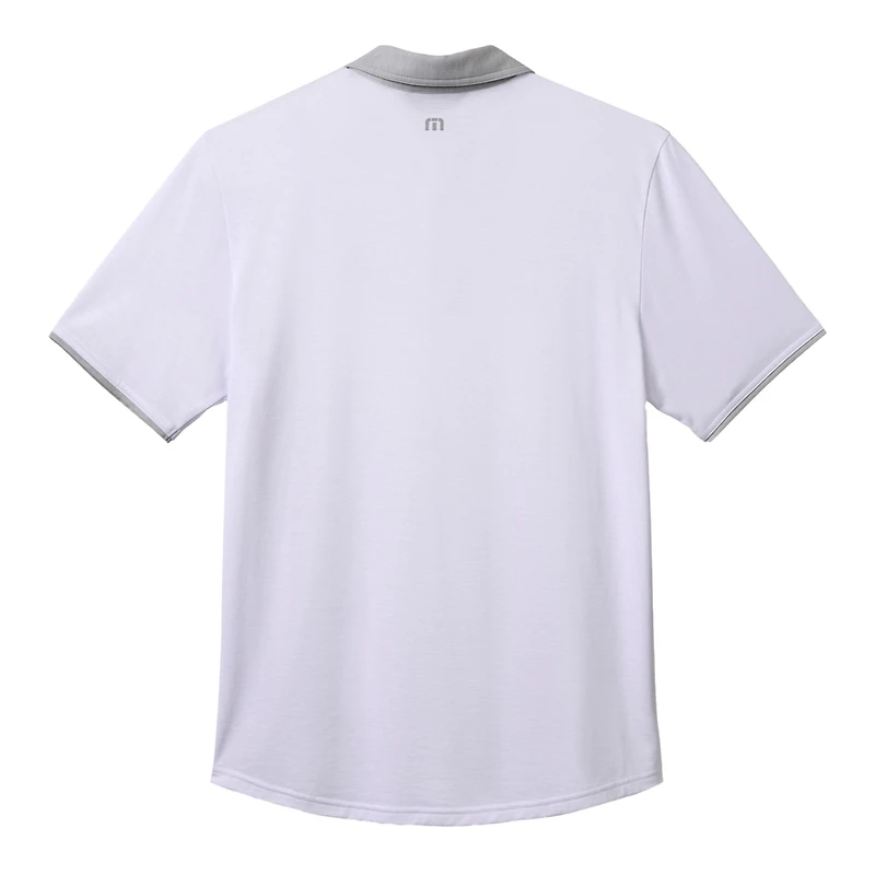 Polo TravisMathew blanc New York Mets Victory Vibes pour homme