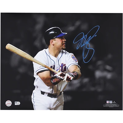 Mike Piazza New York Mets Autographed 16" x 20" Home Run Spotlight Photograph