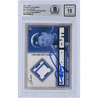Carte autographiée 2003 Fleer Flair Diamond Cuts Relic #DC-MP Beckett Fanatics Witnessed Authenticated 10 Card de Mike Piazza des New York Mets