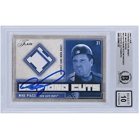 Carte autographiée 2003 Fleer Flair Diamond Cuts Relic #DC-MP Beckett Fanatics Witnessed Authenticated 10 Card de Mike Piazza des New York Mets