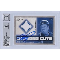 Mike Piazza New York Mets Autographed 2003 Fleer Flair Diamond Cuts Relic #DC-MP Beckett Fanatics Witnessed Authenticated 9/10 Card 