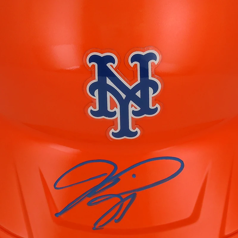 Mike Piazza New York Mets Autographed Alternate Chrome Rawlings Mach Pro Replica Batting Helmet - Fanatics Exclusive