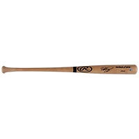 Batte de baseball professionnelle Rawlings Blonde autographiée par Mike Piazza des New York Mets