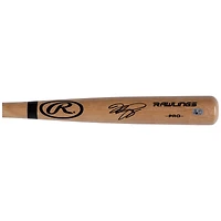 Batte de baseball professionnelle Rawlings Blonde autographiée par Mike Piazza des New York Mets