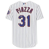 Mike Piazza New York Mets Autographed Mitchell and Ness Cooperstown Collection Pinstripe Authentic Jersey