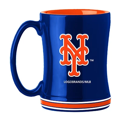 Mug en relief New York Mets de 414 ml (14 oz).