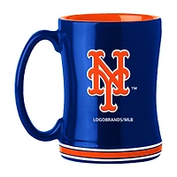 Mug en relief New York Mets de 414 ml (14 oz).