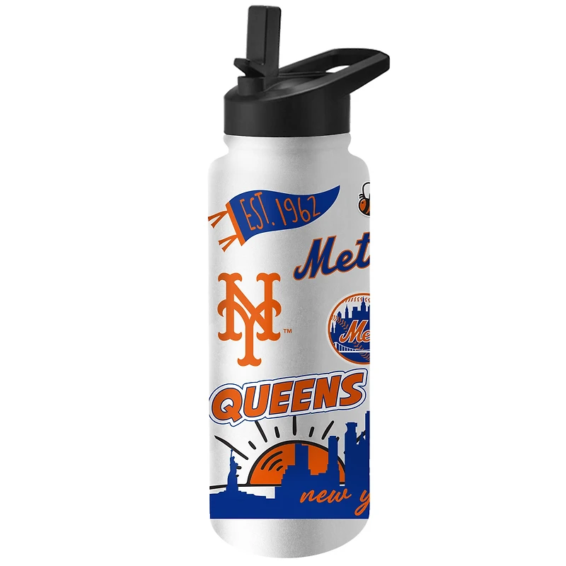 New York Mets 34oz. Native Quencher Bottle
