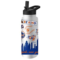 New York Mets 34oz. Native Quencher Bottle