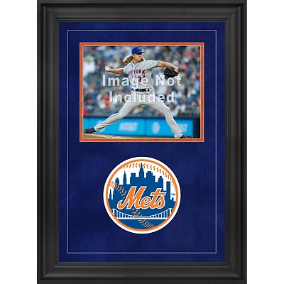 Cadre photo horizontal de luxe 8" x 10" des Mets de New York avec logo de l'équipe