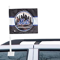 Drapeau de voiture double face des Mets de New York