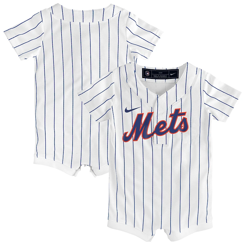 Newborn & Infant Nike Royal New York Mets Alternate Replica Romper Jersey