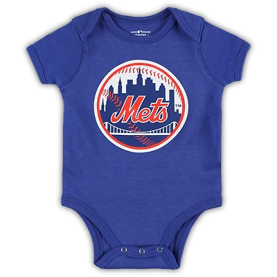 Newborn & Infant Outerstuff  Royal New York Mets Primary Team Logo Bodysuit