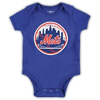 Newborn & Infant Outerstuff  Royal New York Mets Primary Team Logo Bodysuit